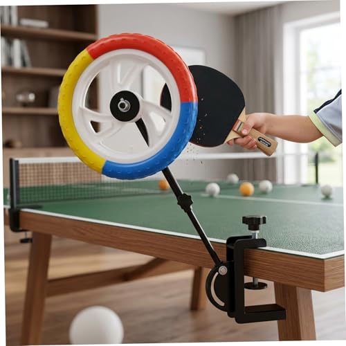 Entraîneur de tennis de table pour progresser seul grâce à la roue rotative