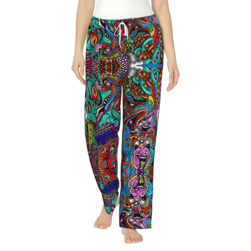 Pantalon de pyjama ample femme doux contre l'inconfort la nuit