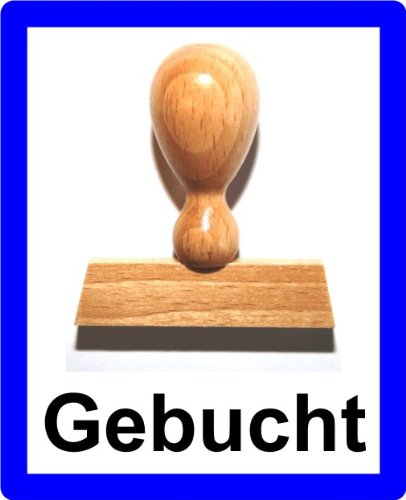 Preisvergleich Produktbild LE-ONs® Holzstempel Professional-Serie L26: Gebucht
