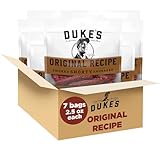 Duke's Pork Original Smoked Shorty Sausages, 7g Protein Per Serving, Easter Basket Stuffer for Men, 2.5 oz. Snack Bags (Pack of 7)
