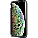 tech21 Tech Enterprises ochronne etui do Apple iPhone XS Max Slim Back Cover - Evo Luxe sztuczna skóra - czarny, T21-6144