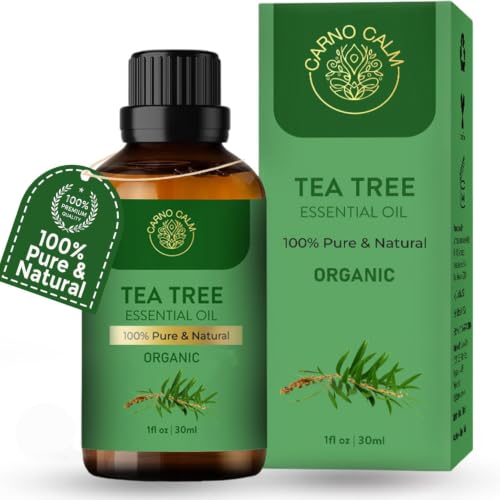 Carno Calm Tea Tree Essential Oil 30ml 100% Pure for DIY Blends Aroma hub