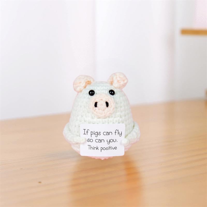 Mini Potato Figurine, Funny Positive 3 Inch Figurine with Positive Card BLC313-03
