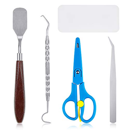 Caydo 5 Pieces Craft Vinyl Weeding Tools Craft Basic Set Craft Vinyl Tools for Weeding Vinyl