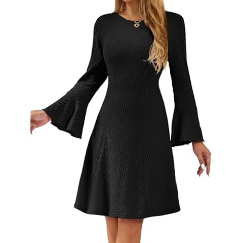 HomRain Elegant Midi Jumper Dress for Women Cover