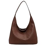 tote bag leder blau 【Großes Fassungsvermögen】: 36 T x 11B x 24cm. Die Vorteile des großen Fassungsvermögens und der vollständigen Umschließung ermöglichen es dieser gewebten Hobo-Tasche, Gegenstände sicher aufzubewahren, ohne sich Gedanken über Verlust machen zu müssen.