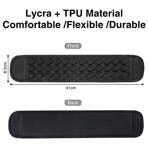Lekato Air Cushion Strap Pad For Guitar Strap, Shoulder Strap Pad Detachable Within 2.7" Width - Decompression Shoulder Strap Padded Suitable For Computer Bag,Camera,Duffel, Guitar, Backpacks #TOP4