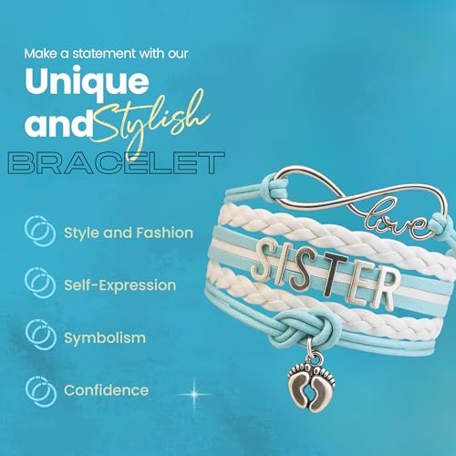 Infinity Collection Sister Bracelet -Sister Jewelry- Sister Charm Bracelet, Big Sister Bracelet for Girls- Gift for Sisters4