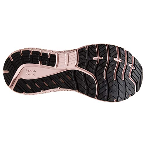 Brooks Brooks Womens Transcend 7 Running Shoe - Grey/Black/Hushed Violet - B - 7.5