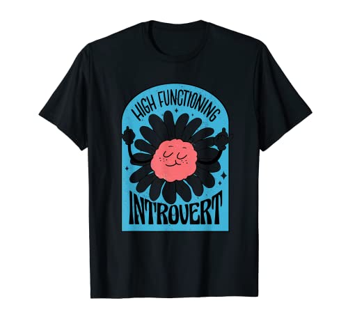 Introvertido Divertido Alto Funcionamiento Casual Gráfico Camiseta