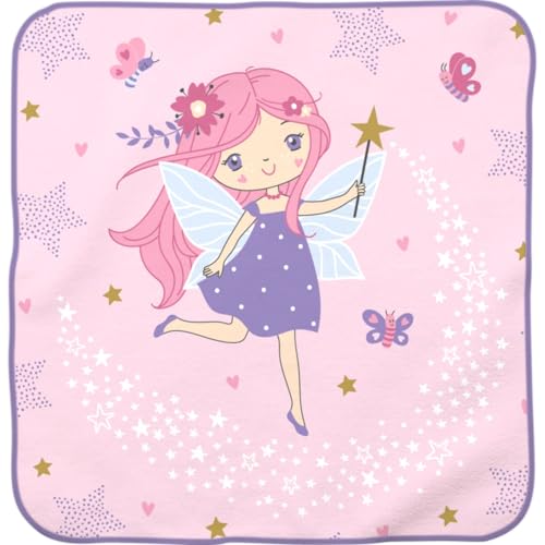 Sheepworld Zauberhandtuch Fee | magisches Mini-Handtuch, 30 cm x 30 cm, in Form gepresst, 100% Baumwolle | Geschenk für Kinder, Kindergeburtstag, Geschenk Mädchen, Schulanfang, Schultüte | 74295