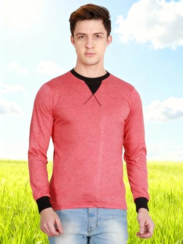 Image of fanideaz Men's Cotton Full Sleeve Henley T Shirts for Men