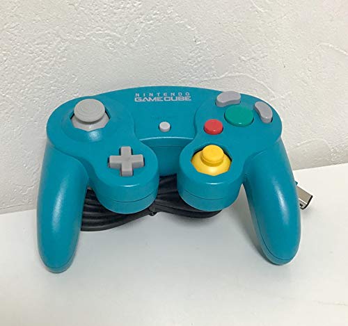 Nintendo GameCube dedicated controller emerald blue (Renewed)