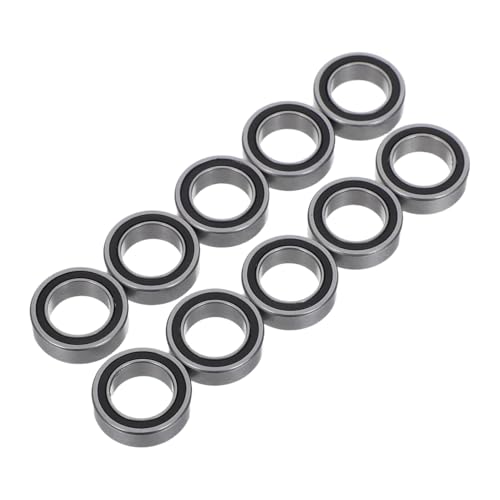 LIGIGWASH 10pcs Deep Groove Bearings Stainless Steel Low Friction Differential Gear Ball Bearings for Rc Car Model Wheel Hub Replacement