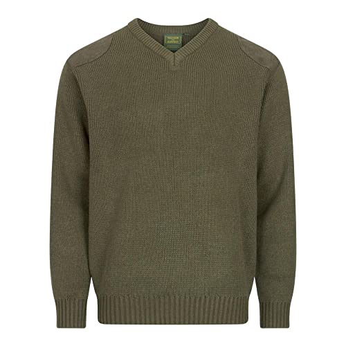 Pull col V en laine homme contre le froid élégant chic