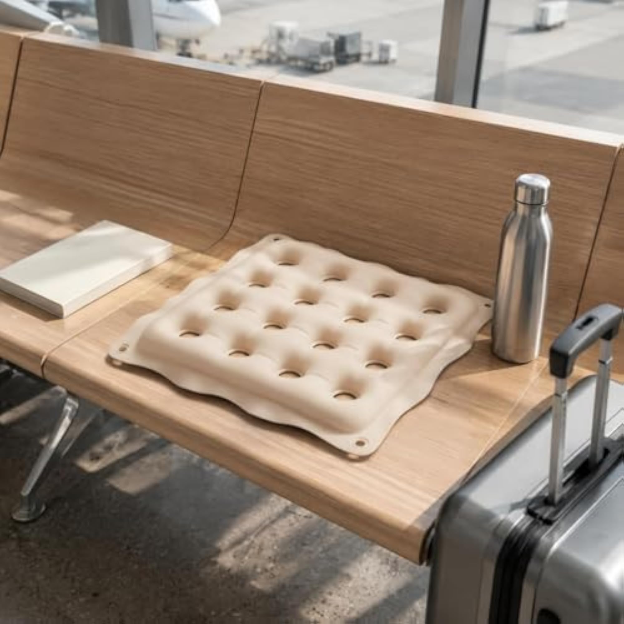 Inflatable Seat Cushion with Hand Pump