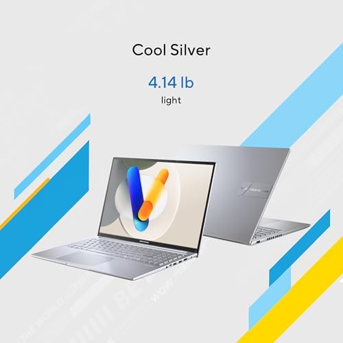 ASUS Vivobook 16 Laptop, 16” WUXGA 60Hz Display, Intel Core i5-13420H, Intel Iris Xᵉ Graphics, 16GB Memory, 512GB Storage, Windows 11, Cool Silver, F1605VA-ES56 — view 4