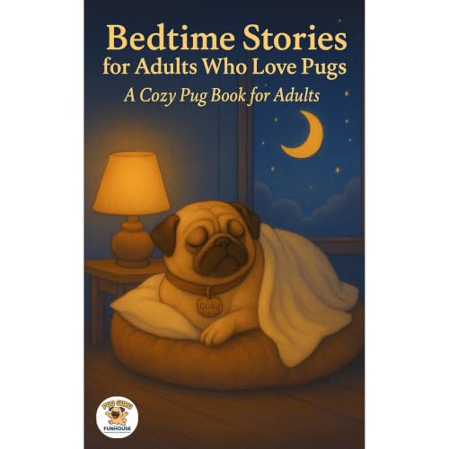 Bedtime Stories for Adults Who Love Pugs Audiobook By Pug Guru Funhouse Books cover art