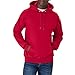 Hanes Men's Pullover Ultimate Heavyweight Fleece Hoodie, Deep Red, Medium