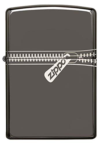 Zippo Zipper Pocket Lighter, Black Ice miniatura 2