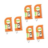 HOMSFOU 6stücke Mini Wasserwaage Präzise Wasserwaage Aluminiumlegierung Tragbarer Und...