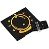 Altar Tarot Cloth Embroidery Crystal Ball Pattern Tablecloth Astrology Tarot Divination Cards with Tarot Pouch (Black(Silver Lace))