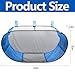 Adnee 60 x 30 x 24 Inches Pop-Up Pool Float Storage Bag,Hanging Mesh Pool Organizer for Fence Pool Side,Foldable Pool Toy Storage Mesh Basket for Floats,Balls,Inflatable Toys and Pool Accessories
