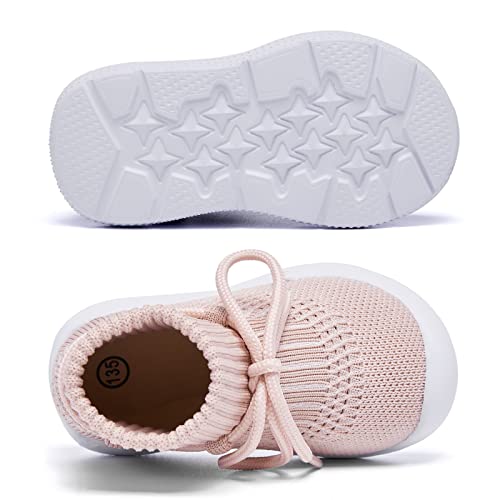 MORENDL Baby Sock Shoes Toddler Sneakers Infant Tennis Slip On Walking Shoes Boys & Girls Non-Slip Slippers4