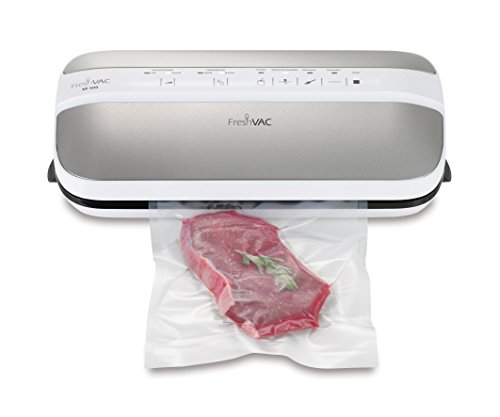 FRESHVAC VF500 Vakuumierer Vakuumiergerät, 30 cm lange und stabile Schweißnaht, inkl. 10 gratis Folienbeutel, 1…