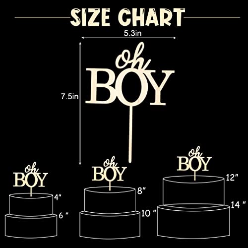 Sweet Boy Wood Cake Topper - Wood Cake Topper, Rustic Boy Cake Topper, Baby Shower Cake Topper, Boy Wood Topper, Its A Boy Cake Topper, Photo Props (Wood Boy Cake Topper) #TOP7