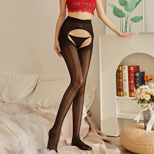 Image of Sahabowi Women's Sheer Tights, High Waist Pantyhose, Vintage Control Top Stockings,Shaping Pantyhose Slimming Butt Lifting