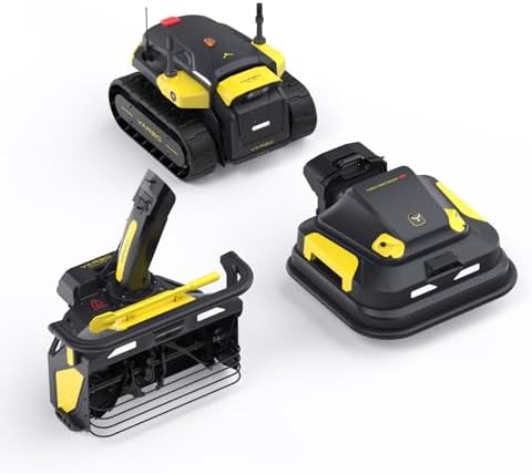 robot lawn mower and snow blower that will change your yard game 7 YARBO Robot Lawn Mower Pro and Snow Blower with Modular Design, Auto-Recharging, AI Multi-Zone Mapping & RTK GPS for Navigation