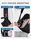 bagsmart Kamerarucksack Spiegelreflex Kameratasche für Fotografen, Wasserdichter Fotografie Reiserucksack mit 15,6-Zoll Laptopfach,Schwarz