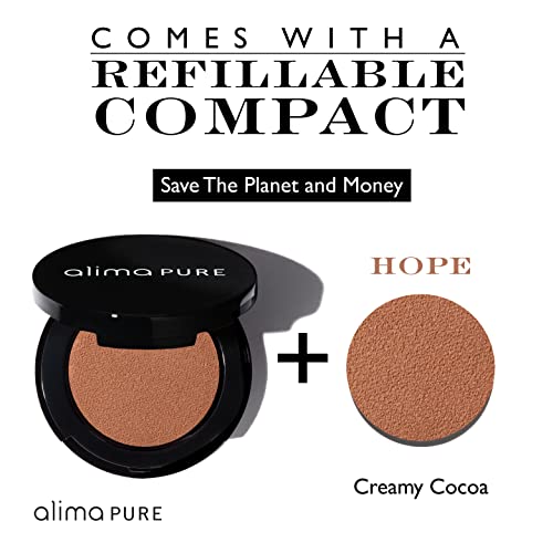 Alima Pure Cream Blush For Cheeks, Creamy Tint Pink Blush Makeup Talc Free Blush, Lip And Cheek Tint Face Blushes With Satin Matte Finish, Natural Blush For Cheeks Vegan Blush (6 Shades) Hope #TOP4