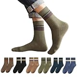 [Anderme] メンズ 靴下 【抗菌 防臭 綿】 6足セット 27-29cm スポーツソックス 中厚手 吸汗 ソックス アウトドアソックス カジュアル 通勤 春秋冬