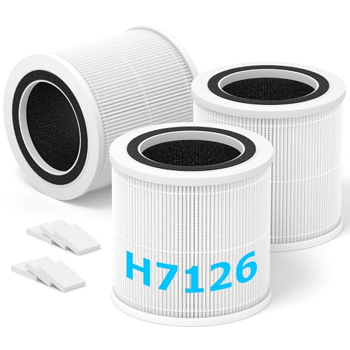 3 Pack H7126 Replacement Filter for GoveeLife H7126 Mini Air Purifier