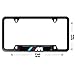 2pcs Newest Matte Aluminum Alloy M Logo License Plate Frame, with Screw Caps Cover Set Suit，Applicable to US Standard car License Frame,for BMW M.