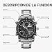 Imagen de SKMEI Reloj de Hombre Impermeable Militar analógico Digital LED cronógrafo Acero Inoxidable Relojes de Negocios para Hombres