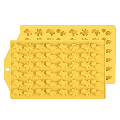 CANDeal Mini Dinosaur Silicone Candy Molds (Set of 2)