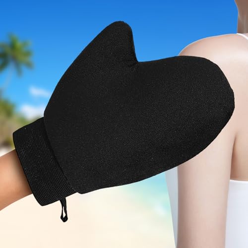 Kustimantu Mitón Para Bronceado - Aplicador Para Espalda y Cremas Corporales,Guante Portátil Para Bronceado Piel Sensible Rostro Cuerpo Piernas Hombres Mujeres Viaje Ducha Hogar - imagen 9