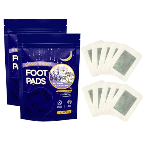 Cerotti Naturali per Piedi Con Lavanda per Dormire Meglio - 20 Pezzi, Cerotti per Piedi E Corpo, Benessere Notturno, Relax Totale, Ingredienti Naturali Sleep Patch