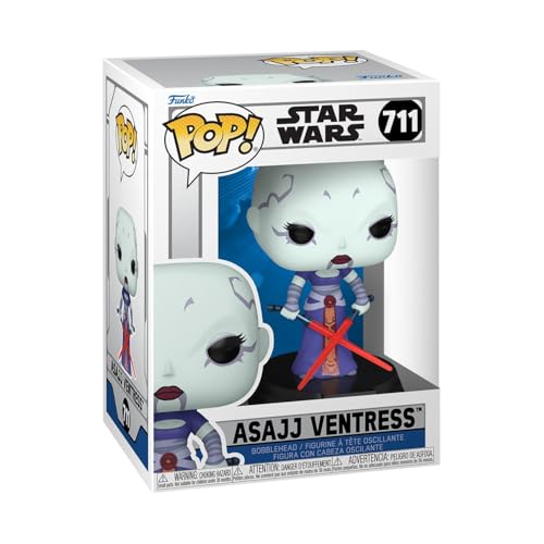 Funko Pop! Star Wars: Clone Wars - Ventress - Star Wars: Clone Wars- Figura de Vinilo Coleccionable - Idea de Regalo - Mercancia Oficial - Juguetes para Niños y Adultos - Sci-Fi Fans