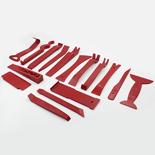 FAVOMOTO 16 1 Ferramenta Espátula Remoção De Modificação Estéreo Carro Vermelho