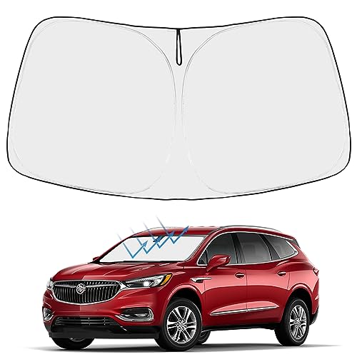 Proadsy 2026 Upgrade Front Windshield Sunshade Foldable Sun Shade Sun Visor Protector Custom Fit...