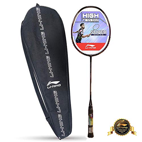 Image of Li-Ning Super Series SS 88 G7 Strung Badminton Racquet (Black /Copper) - with Full Cover
