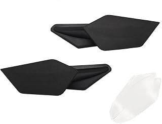 mewmewcat Winglets De Motocicleta,2 pcs Kits de Winglets de Motocicleta Aerodinâmico Spoiler Acessórios de Modificação Universal