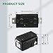Wengart Generator GFCI Outlet,AC125V 20Amp 60Hz,Meet UL2018,Self-Test Industrial Grade for Industrial Generators and Other Machines,Black (2Pack)
