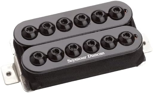 Miniatura 3 de Seymour Duncan 11102-31-B Invader - Paquete de humbuckers pasivos agresivos con 12 púas de guitarra y paño de pulido Liquid Audio
