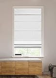 GMA Group Classic Cordless Blackout Roman Shades for Windows - Window Blinds with Blackout Shades Ro