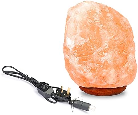 Salt Lamp Cord with Dimmer Control +Safe Plug and 4 Bulbs (E14 Original Replacement),| Himalayan Salt lamp Replacement Spare Power Cord Cable